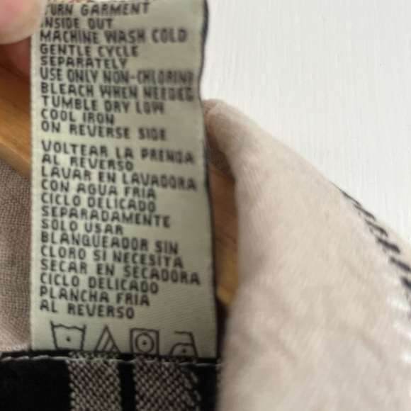 Linen Blend Womens Size 24W Studio Ease Woman Plaid Button Up Shirt Collar - Picture 9 of 9